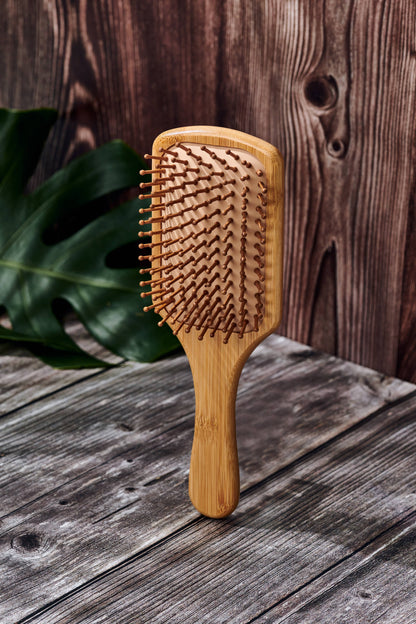 Bamboo Paddle Hair Brush