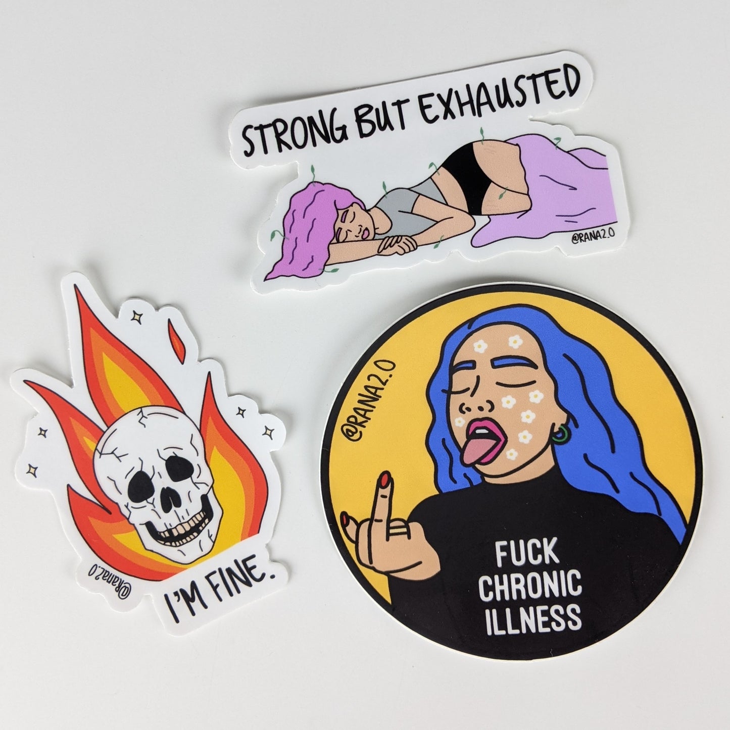 3 PACK STICKER SET