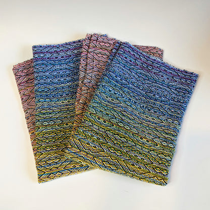 PAIR OF HANDMADE WOVEN TOWELS - CHOICE OF PATTERN