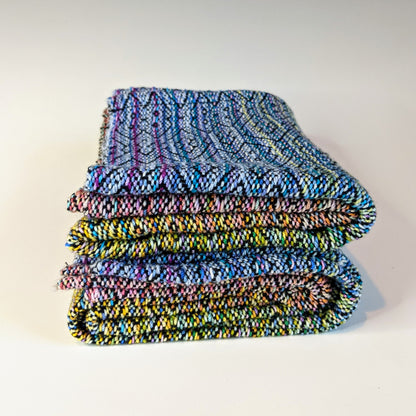 PAIR OF HANDMADE WOVEN TOWELS - CHOICE OF PATTERN