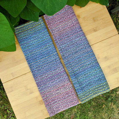 PAIR OF HANDMADE WOVEN TOWELS - CHOICE OF PATTERN